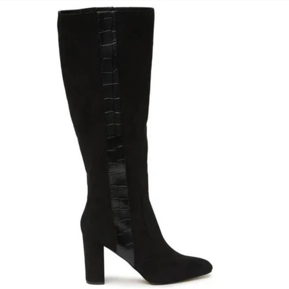 New 14th & Union Jacki Fab Black Knee High Boots Women's size 8